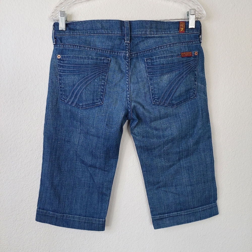 7‎ For All Mankind Dojo Capri Size 28